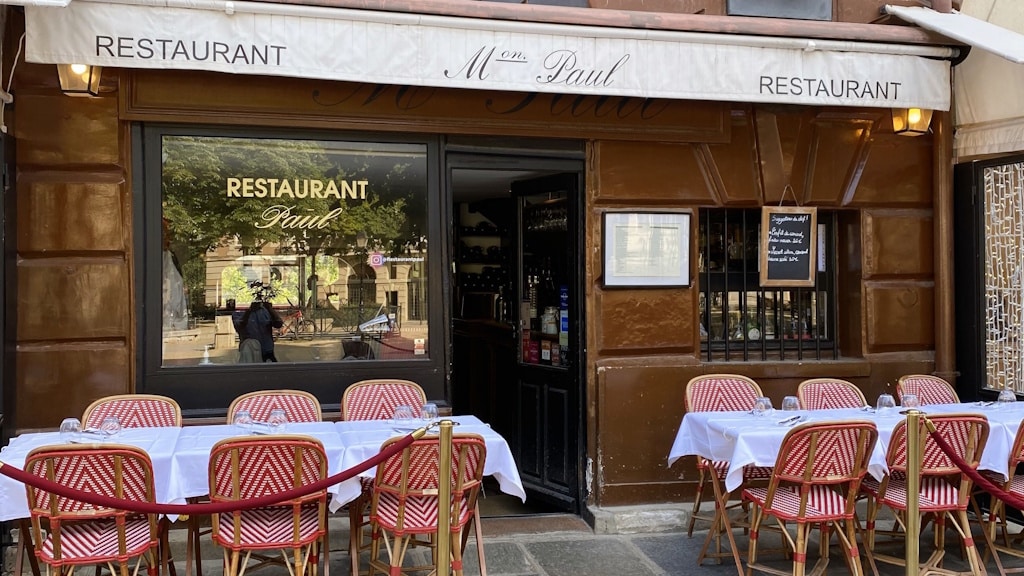 Restaurant Paul – place Dauphine à Paris