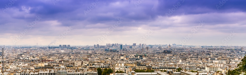 Parvis de la basilique Sacré-Cœur, une vue imprenable sur Paris