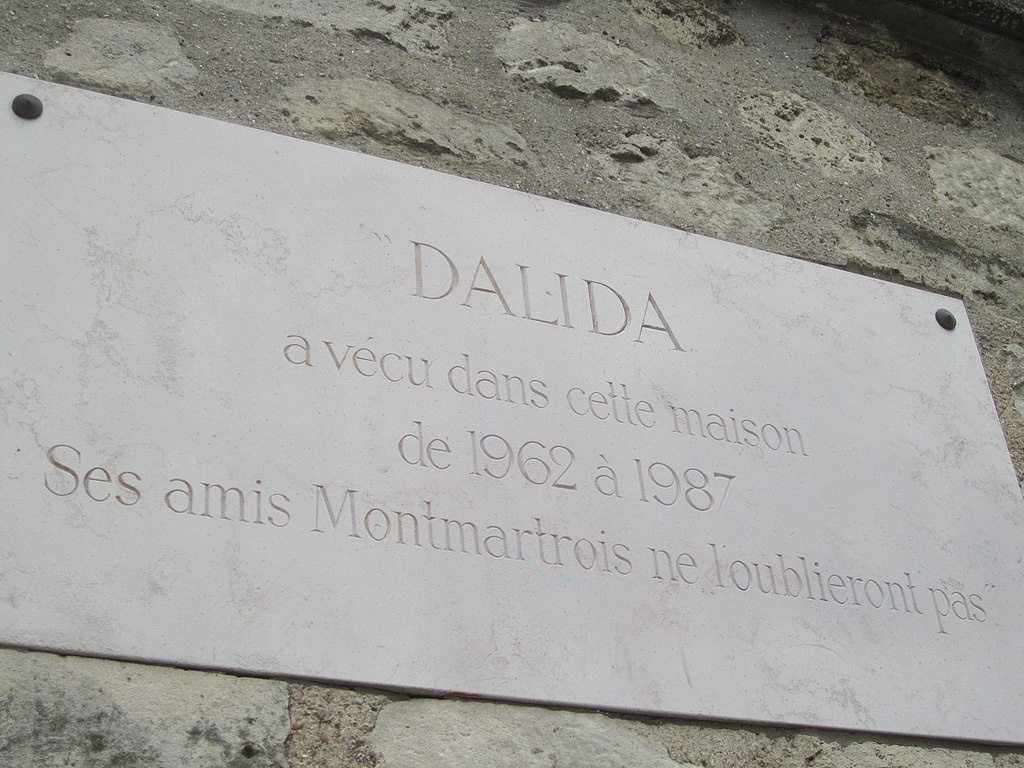 Maison de Dalida à Montmartre, hôtel particulier, vue sur Paris