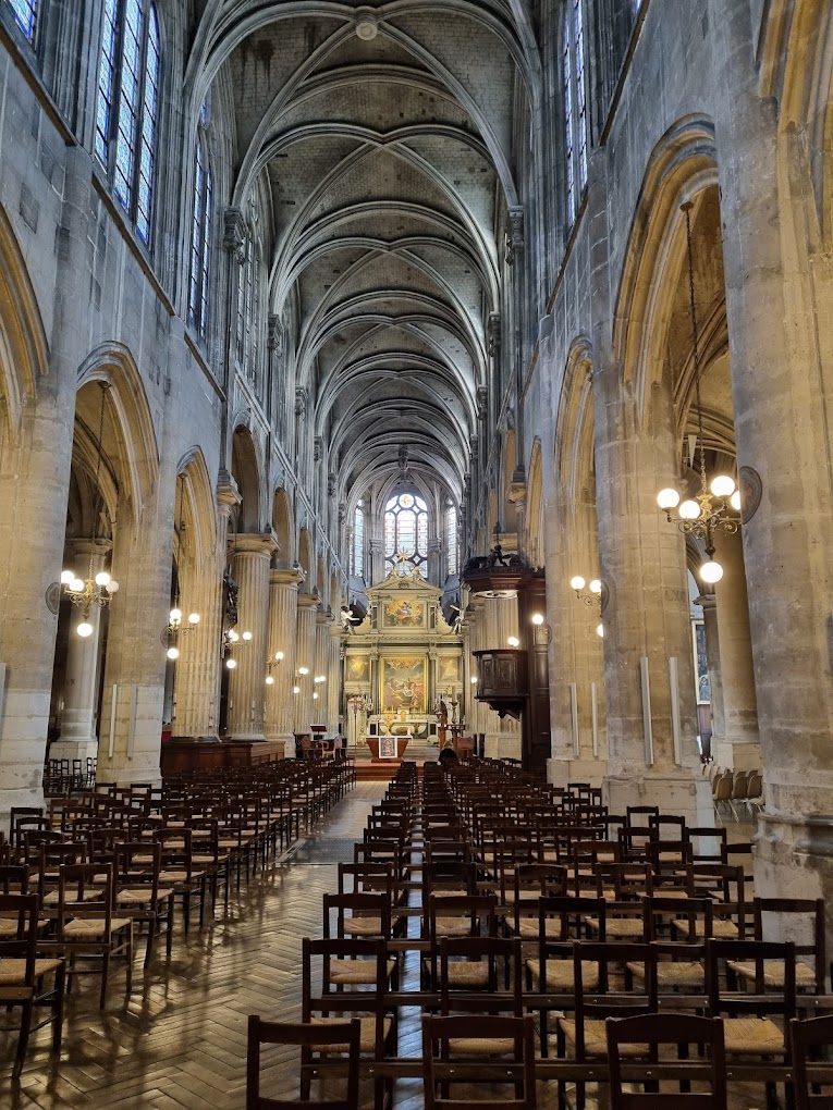 Église Saint-Nicolas-des-Champs, style gothique flamboyant, construite de 1420 à 1620