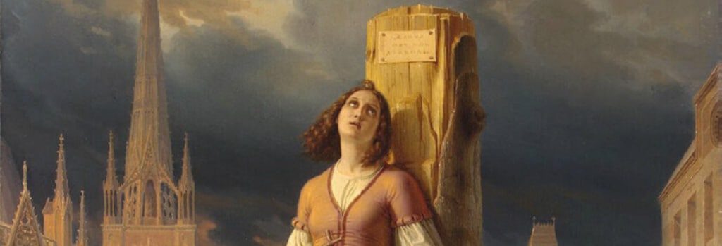 Jeanne d'Arc-sur-le-bucher