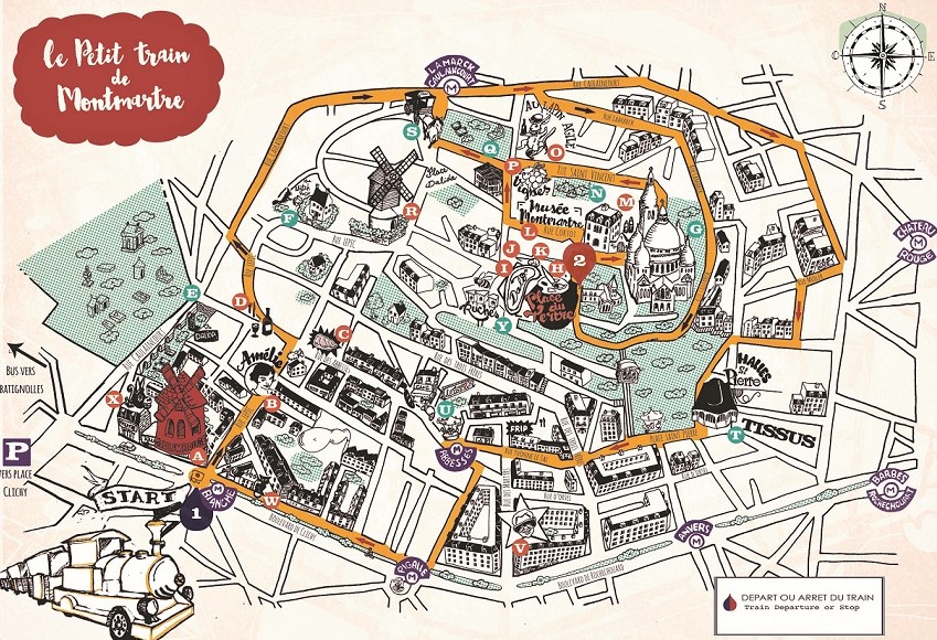 Hogyan lehet felkapaszkodni a Montmartre-dombra és megismerni a Montmartre negyedet