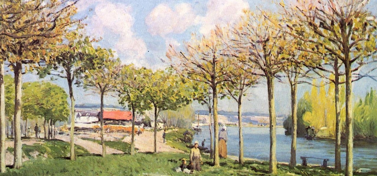 Mouvement des impressionnistes-la-seine-a-bougival-alfred-sisley
