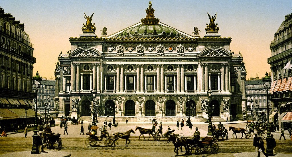 Opera-garnier Inauguration-facade-principale-en-1900