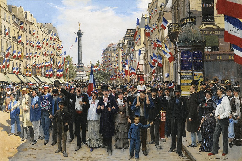 La Marseillaise-hythme chanté dans les rues de Paris en 1888