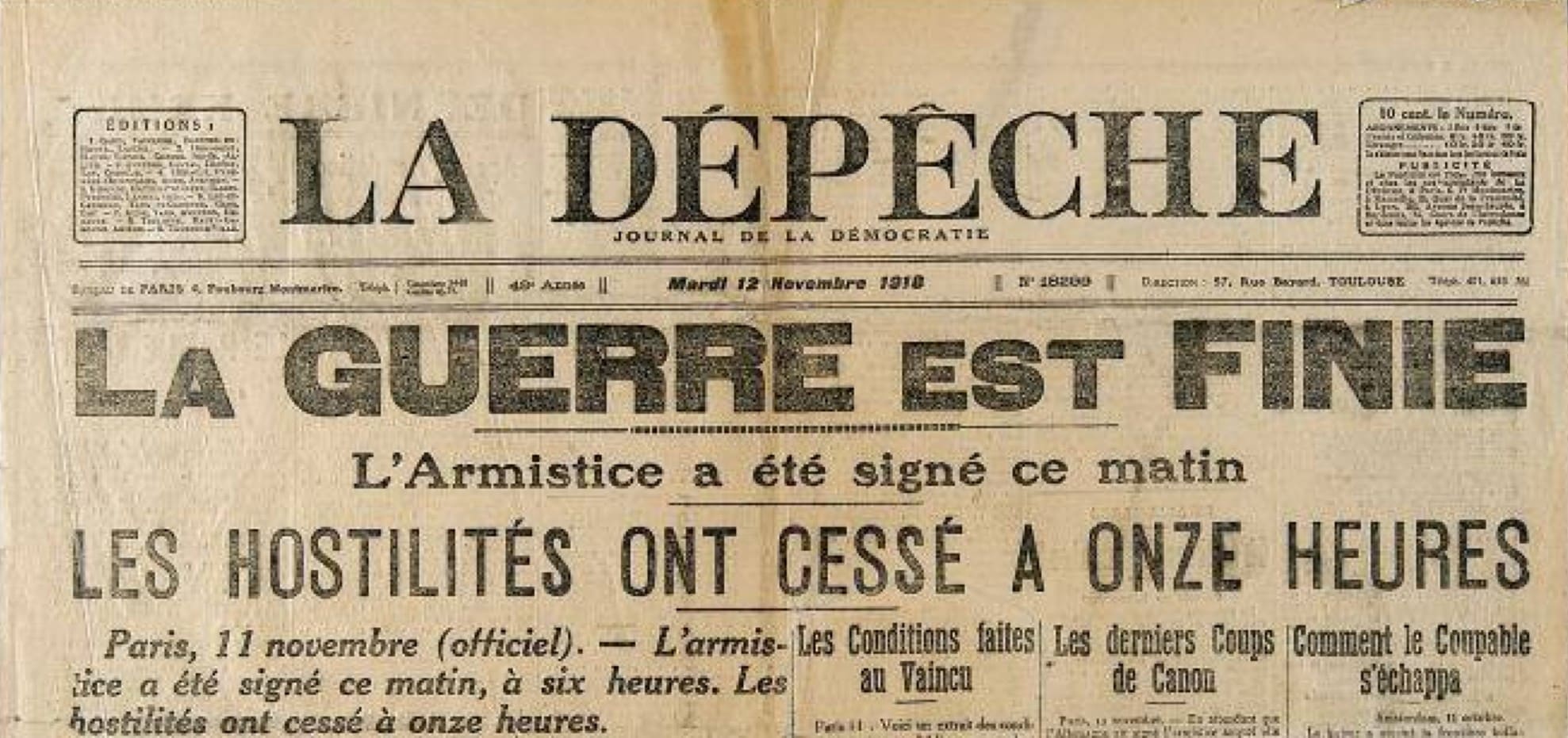 11-november-in-france-announcement-of-armistice-in-newspapers