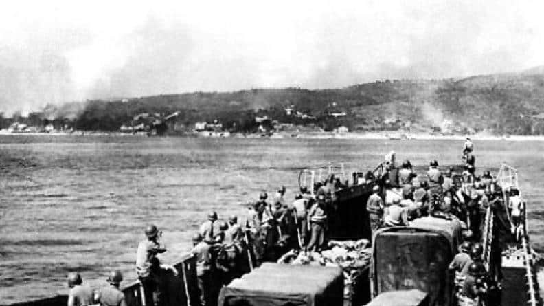 Provence-i partraszállás - 1944. augusztus 15.: a Nartelle-partszakasz