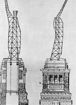 Eiffel-tower-frame-by-eiffel-to-stand-the-statue-of-liberty