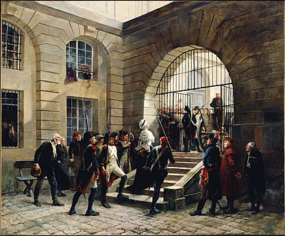 Marie-Antoinette's dramatic-end-Conciergerie-marie-antoinette-conduite-a-echaffaud