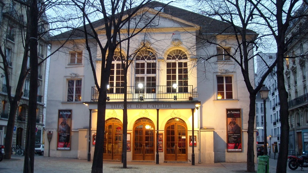 Théâtre de l'Atelier depuis Charles Dullin. Inauguration en 1822