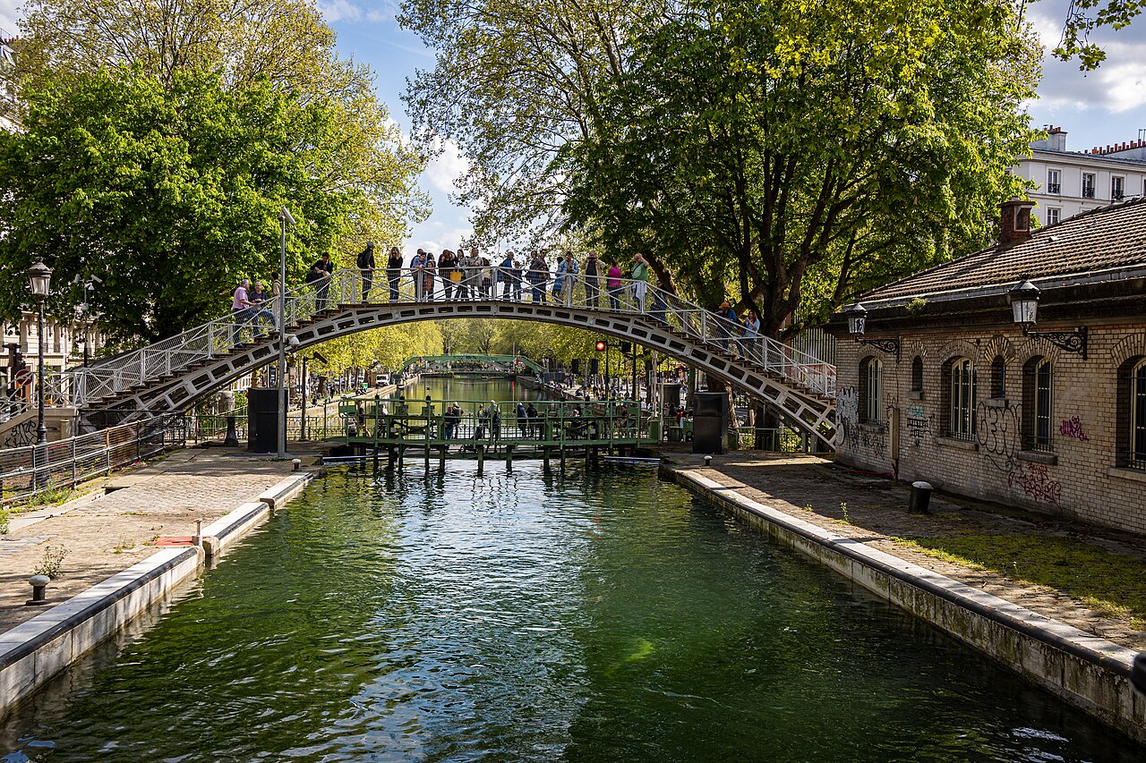 Reportage photos souvenirs-Canal saint-martin-Passerelle_de_la_Grange-aux-Belles.jpg