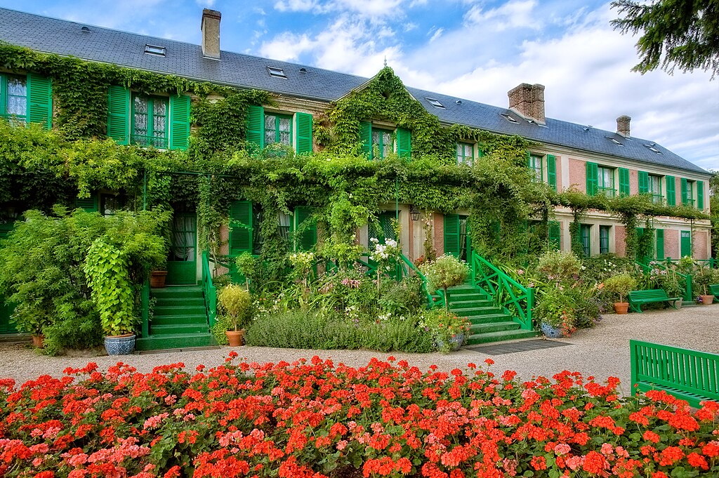 La maison de Claude Monet et le jardin aux nénuphars à Giverny