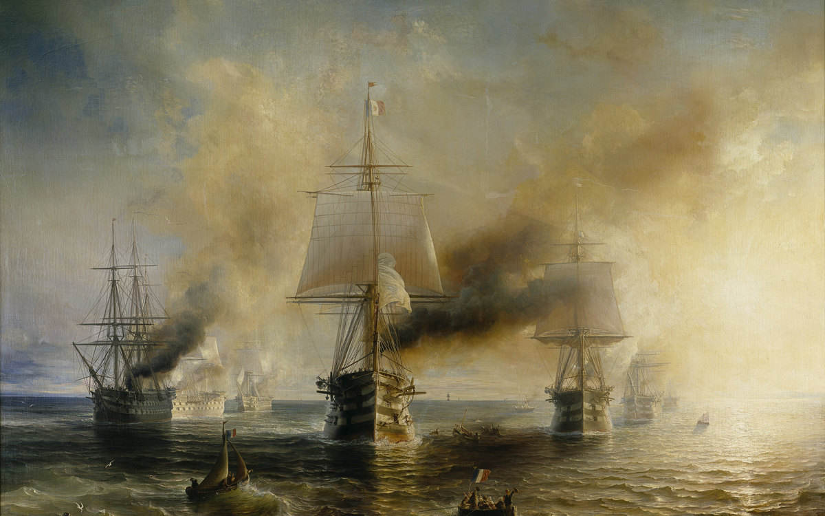 La Marine et les peintres-bataille-navale