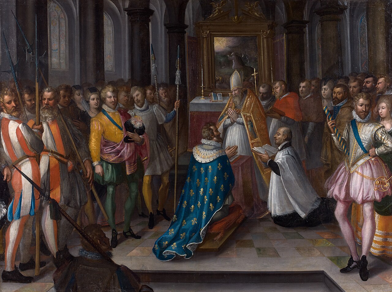 Henri IV et la reconquête du trône - adjuration-basilique-saint-denis.jpg